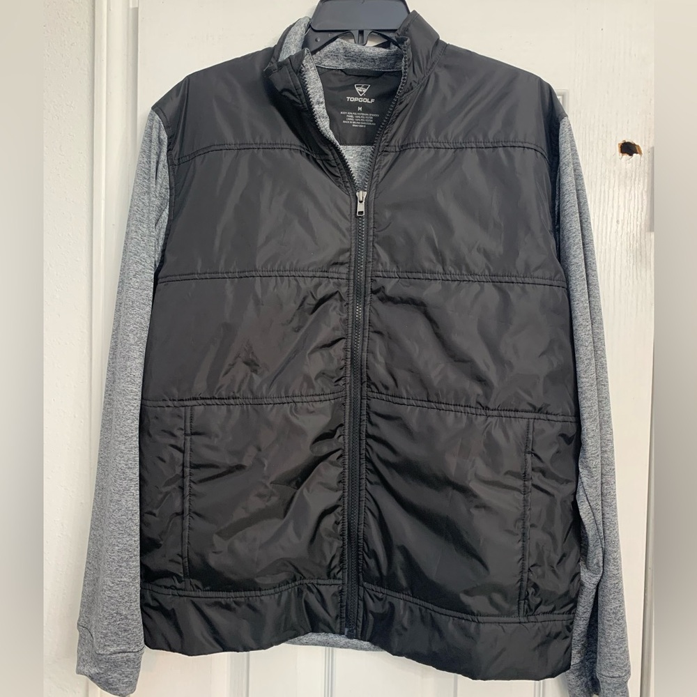 NWOT Black Men's Puffer Jacket Medium